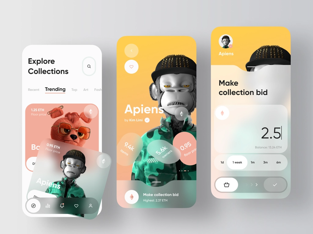 NFT Marketplace Mobile App