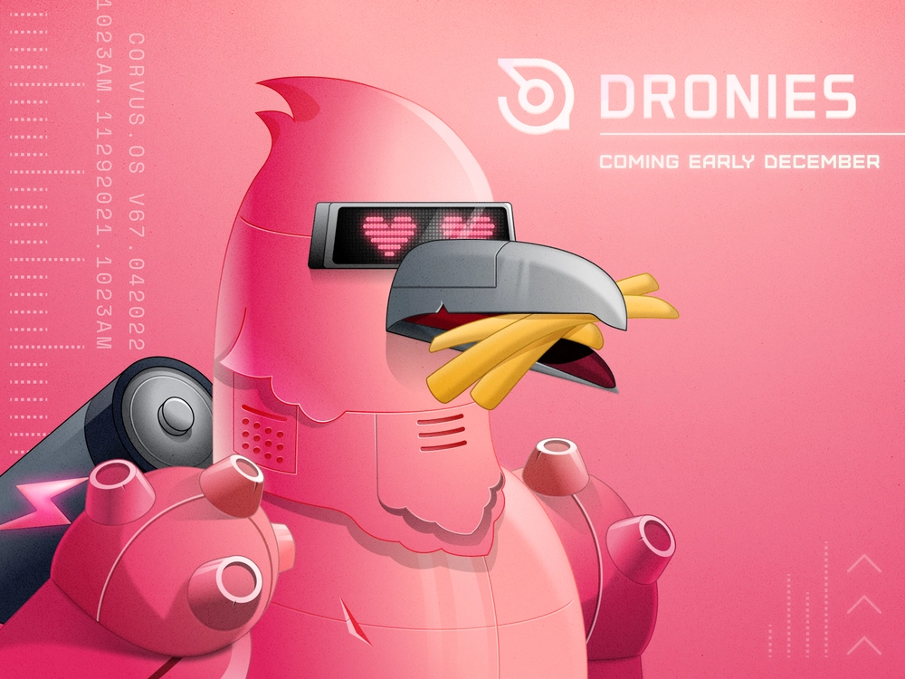 Dronies NFT Illustrations